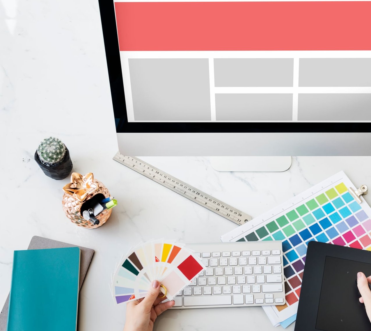 web designer meeting client
