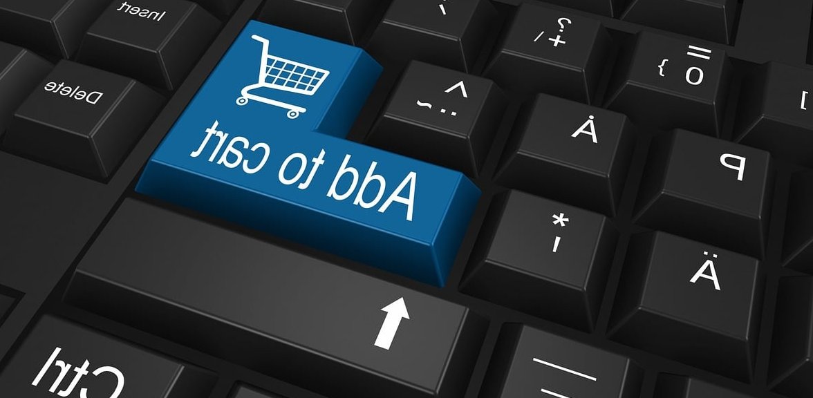 ecommerce laptop shopping cart